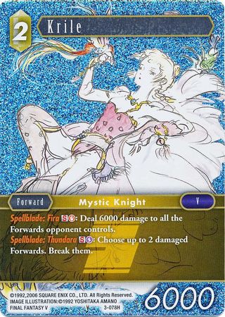 Krile 3 078H Hero Foil Krile 3 078H Hero Foil
