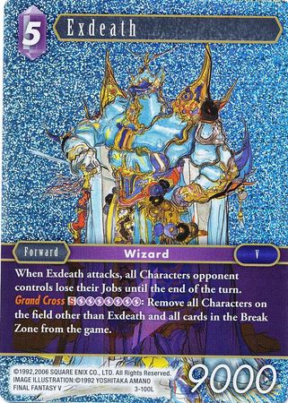 Exdeath 3 100L Legend Foil Opus III Collection Foil Singles Exdeath 3 100L Legend Foil Opus III Collection Foil Singles