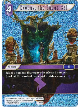 Exodus the Judge Sal 3 112H Hero Foil Opus III Collection Foil Singles Exodus the Judge Sal 3 112H Hero Foil Opus III Collection Foil Singles