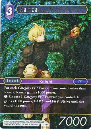 Ramza 3 119L Legend Foil Ramza 3 119L Legend Foil