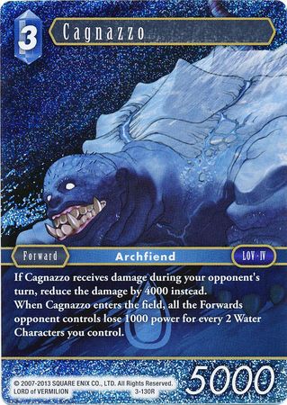 Cagnazzo 3 130R Rare Foil Cagnazzo 3 130R Rare Foil