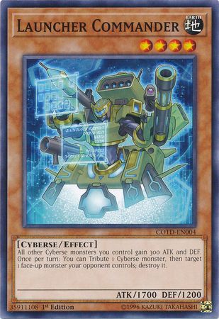 Launcher Commander COTD EN004 Common 1st Edition Code of the Duelist 1st Edition Singles Launcher Commander COTD EN004 Common 1st Edition Code of the Duelist 1st Edition Singles