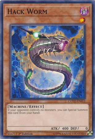 Hack Worm COTD EN012 Common 1st Edition Code of the Duelist 1st Edition Singles Hack Worm COTD EN012 Common 1st Edition Code of the Duelist 1st Edition Singles