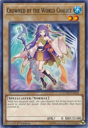 Crowned by the World Chalice COTD EN018 Common 1st Edition Code of the Duelist 1st Edition Singles Crowned by the World Chalice COTD EN018 Common 1st Edition Code of the Duelist 1st Edition Singles