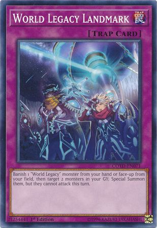 RARE COTD-EN057-1ST EDITION YU-GI-OH CARD WORLD LEGACY DISCOVERY 