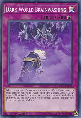 Dark World Brainwashing COTD EN074 Common 1st Edition Code of the Duelist 1st Edition Singles Dark World Brainwashing COTD EN074 Common 1st Edition Code of the Duelist 1st Edition Singles