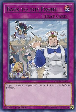 Back to the Front COTD EN077 Rare 1st Edition Back to the Front COTD EN077 Rare 1st Edition