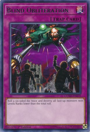 Blind Obliteration COTD EN079 Rare 1st Edition Blind Obliteration COTD EN079 Rare 1st Edition