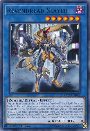Revendread Slayer COTD EN082 Rare 1st Edition Code of the Duelist 1st Edition Singles Revendread Slayer COTD EN082 Rare 1st Edition Code of the Duelist 1st Edition Singles