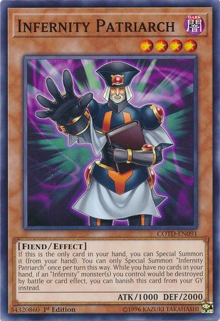 Infernity Patriarch COTD EN091 Common 1st Edition Infernity Patriarch COTD EN091 Common 1st Edition