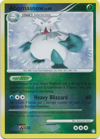 mega abomasnow card