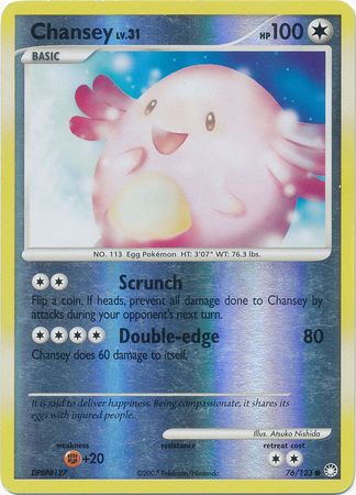 Chansey 76 123 Common Reverse Holo Diamond Pearl Mysterious Treasures Reverse Holo Singles Chansey 76 123 Common Reverse Holo Diamond Pearl Mysterious Treasures Reverse Holo Singles