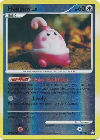 Happiny 52 123 Uncommon Reverse Holo Happiny 52 123 Uncommon Reverse Holo