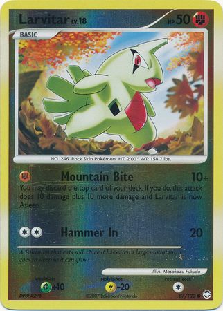 Larvitar 87 123 Common Reverse Holo Diamond Pearl Mysterious Treasures Reverse Holo Singles Larvitar 87 123 Common Reverse Holo Diamond Pearl Mysterious Treasures Reverse Holo Singles