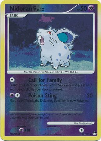 Nidoran F 91 123 Common Reverse Holo Diamond Pearl Mysterious Treasures Reverse Holo Singles Nidoran F 91 123 Common Reverse Holo Diamond Pearl Mysterious Treasures Reverse Holo Singles