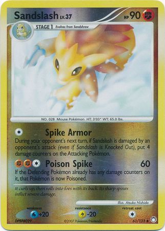 Sandslash 61 123 Uncommon Reverse Holo Sandslash 61 123 Uncommon Reverse Holo