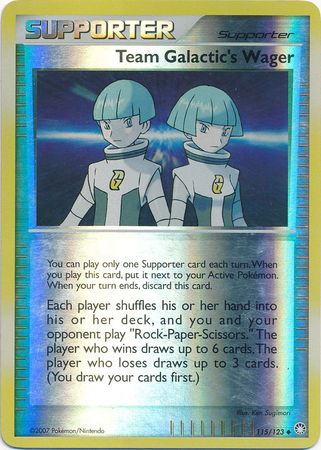 Team Galactics Wager 115 123 Uncommon Reverse Holo Team Galactics Wager 115 123 Uncommon Reverse Holo