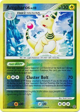Ampharos 1 132 Holo Rare Reverse Holo Diamond Pearl Secret Wonders Reverse Holo Singles Ampharos 1 132 Holo Rare Reverse Holo Diamond Pearl Secret Wonders Reverse Holo Singles