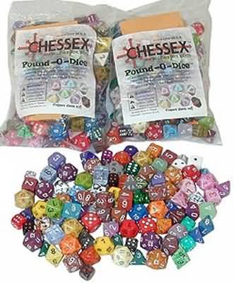 Chessex Pound of Assorted Dice CHX001LB Dice Life Counters Tokens Chessex Pound of Assorted Dice CHX001LB Dice Life Counters Tokens