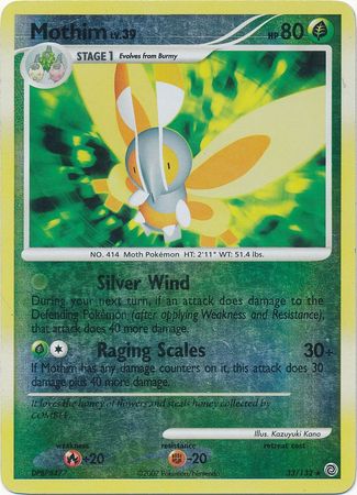 Mothim 33 132 Rare Reverse Holo Diamond Pearl Secret Wonders Reverse Holo Singles Mothim 33 132 Rare Reverse Holo Diamond Pearl Secret Wonders Reverse Holo Singles
