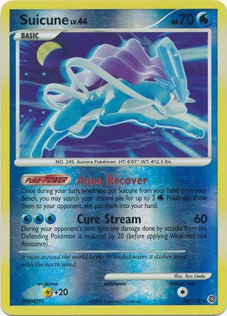 Suicune - 19/132 - Holo Rare Reverse Holo