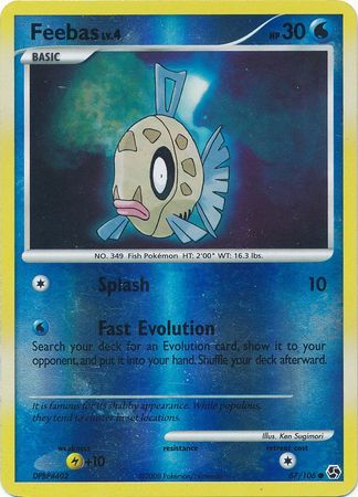 Feebas 67 106 Common Reverse Holo Diamond Pearl Great Encounters Reverse Holo Singles Feebas 67 106 Common Reverse Holo Diamond Pearl Great Encounters Reverse Holo Singles