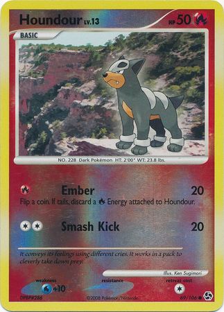 Houndour 69 106 Common Reverse Holo Diamond Pearl Great Encounters Reverse Holo Singles Houndour 69 106 Common Reverse Holo Diamond Pearl Great Encounters Reverse Holo Singles