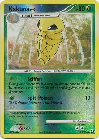 Kakuna 73 106 Common Reverse Holo Diamond Pearl Great Encounters Reverse Holo Singles Kakuna 73 106 Common Reverse Holo Diamond Pearl Great Encounters Reverse Holo Singles