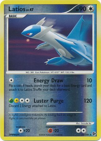 Latios 23 106 Rare Reverse Holo Latios 23 106 Rare Reverse Holo