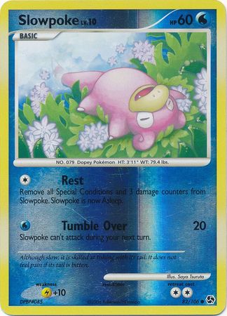 Slowpoke 82 106 Common Reverse Holo Slowpoke 82 106 Common Reverse Holo