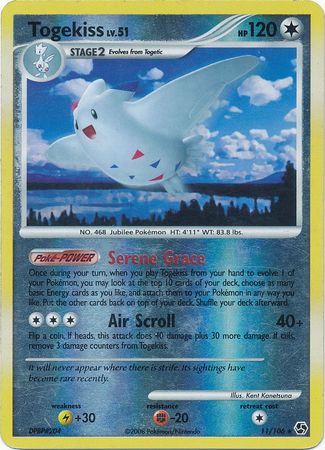 Togekiss 11 106 Holo Rare Reverse Holo Diamond Pearl Great Encounters Reverse Holo Singles Togekiss 11 106 Holo Rare Reverse Holo Diamond Pearl Great Encounters Reverse Holo Singles