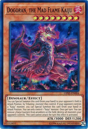 Dogoran, the Mad Flame Kaiju - Yugioh | TrollAndToad