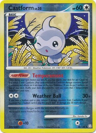 Castform 48 146 Uncommon Reverse Holo Diamond Pearl Legends Awakened Reverse Holo Singles Castform 48 146 Uncommon Reverse Holo Diamond Pearl Legends Awakened Reverse Holo Singles