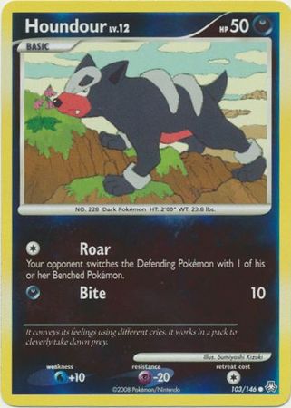 Houndour 103 146 Common Reverse Holo Houndour 103 146 Common Reverse Holo