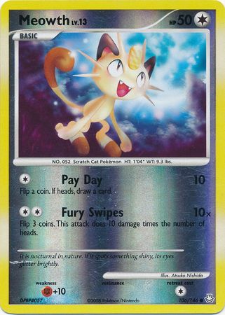 Meowth 106 146 Common Reverse Holo Meowth 106 146 Common Reverse Holo