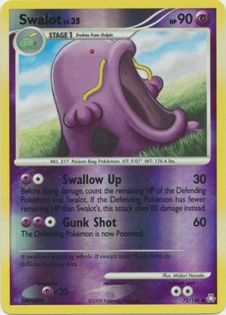 Swalot 72 146 Uncommon Reverse Holo Diamond Pearl Legends Awakened Reverse Holo Singles Swalot 72 146 Uncommon Reverse Holo Diamond Pearl Legends Awakened Reverse Holo Singles