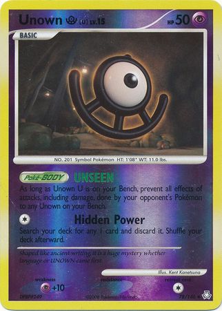 Unown U 78 146 Uncommon Reverse Holo Unown U 78 146 Uncommon Reverse Holo