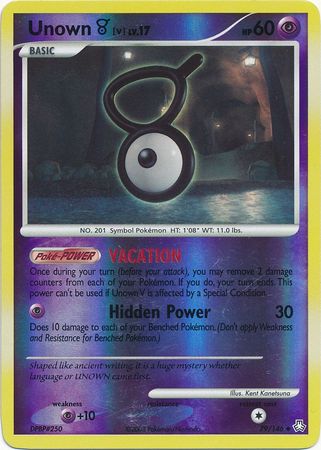 Unown V, Pokémon