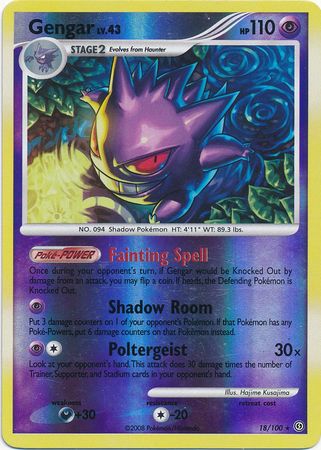 Gengar 18 100 Rare Reverse Holo Gengar 18 100 Rare Reverse Holo