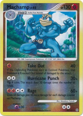 Machamp 20 100 Rare Reverse Holo Machamp 20 100 Rare Reverse Holo