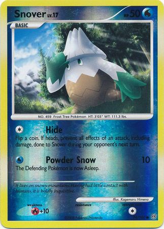 Snover 74 100 Common Reverse Holo Diamond Pearl Stormfront Reverse Holo Singles Snover 74 100 Common Reverse Holo Diamond Pearl Stormfront Reverse Holo Singles