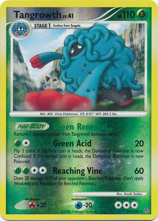 Tangrowth 29 100 Rare Reverse Holo Diamond Pearl Stormfront Reverse Holo Singles Tangrowth 29 100 Rare Reverse Holo Diamond Pearl Stormfront Reverse Holo Singles