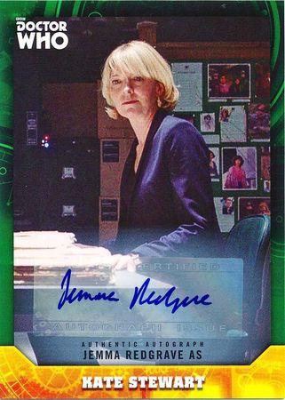 Jemma Redgrave as Kate Stewart Green /50 Autograph/Signature