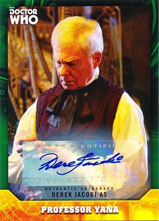 Derek Jacobi as Professor Yana Green 37 50 Autograph Signature Derek Jacobi as Professor Yana Green 37 50 Autograph Signature