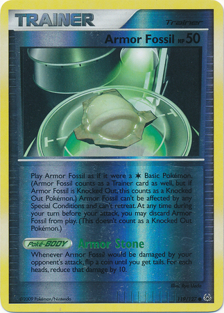 Armor Fossil 119 127 Common Reverse Holo Platinum Base Set Reverse Holo Singles Armor Fossil 119 127 Common Reverse Holo Platinum Base Set Reverse Holo Singles