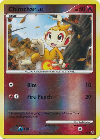 Chimchar 70 127 Common Reverse Holo Chimchar 70 127 Common Reverse Holo