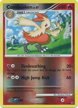 Combusken 45 127 Uncommon Reverse Holo Platinum Base Set Reverse Holo Singles Combusken 45 127 Uncommon Reverse Holo Platinum Base Set Reverse Holo Singles