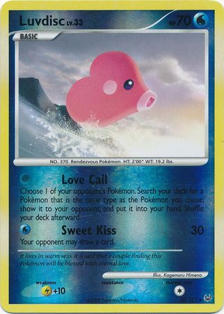 Luvdisc - Platinum (Base Set) Reverse Holo - Pokemon | TrollAndToad