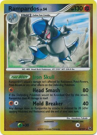 Rampardos 13 127 Holo Rare Reverse Holo Rampardos 13 127 Holo Rare Reverse Holo