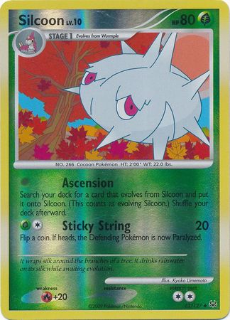 Silcoon 63 127 Uncommon Reverse Holo Platinum Base Set Reverse Holo Singles Silcoon 63 127 Uncommon Reverse Holo Platinum Base Set Reverse Holo Singles
